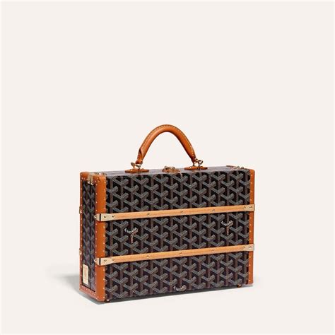 maison goyard trunk bags.